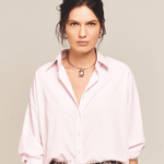 Camisa Dália Rosa Claro
