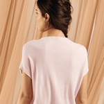Blusa Tricot Vita Rosa Claro