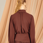 Blusa ML Lotus Marrom