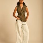 Calça Reta Jeans Delavê