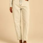 Calça Barrel Jeans Delavê