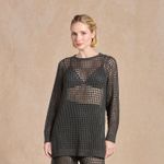 Blusa Tricot Rede