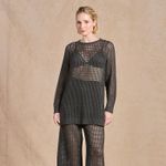 Blusa Tricot Rede