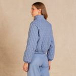 Jaqueta Matelassê Jeans
