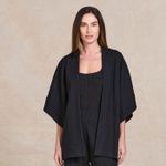 Kimono Malha Tweed