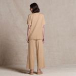 Blusa Botão Couro Tricot