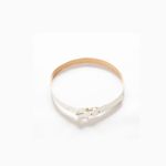 Cinto Couro Fivela Esmaltada