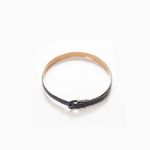 Cinto Couro Fivela Esmaltada