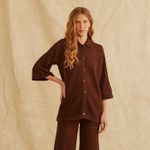 Camisa Tricot Vazada
