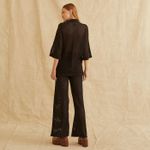 Calça Tricot Vazada