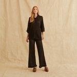 Calça Tricot Vazada