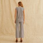 Calça Malha Listrada
