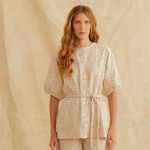 Blusa Bordado Botões