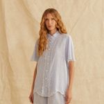Camisa Linen Bordada