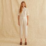 Calça Linen Jacquard