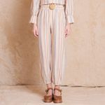Calça Listras Elástico