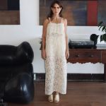 Vestido Tela Bordada Ju