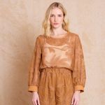 Blusa Tela Bordada