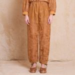Calça Tela Bordada