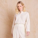 Camisa Linen Jacquard