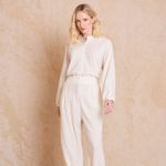 Camisa Linen Jacquard