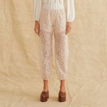 Calça Organza Bordada