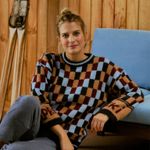 Blusa Tricot Quadriculada