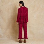 Calça Babado Textura