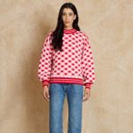 Blusa Tricot Quadriculada