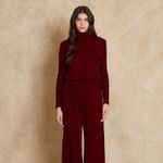 Blusa Velvet Textura Ombreira