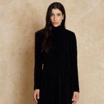Blusa Velvet Textura Ombreira