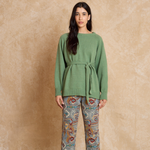 Blusa Tricot Cinto