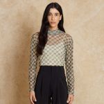 Blusa Tule Cherry