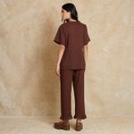 Calça Crepe Babado