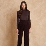 Blusa Ombreira Gola Alta