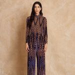 Blusa Tule Geométrico