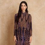 Blusa Tule Geométrico