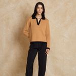 Tricot Polo Bicolor 