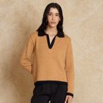 Tricot Polo Bicolor 