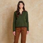 Tricot Polo Bicolor 