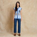 Calça Jeans Reta
