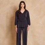 Blusa Bufante Plissada 