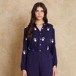 Camisa Rayon Bordada