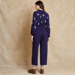 Calça  Rayon Bordada