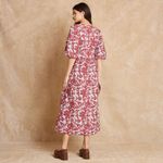 Vestido Flores Botões