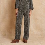 Calça Estampa Plissada