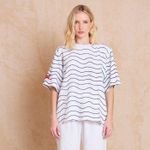 Camiseta Atoalhado Bordada