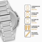  Relógio Orient Masculino Solartech Cronógrafo MBSSC277G1SX