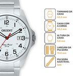 Relógio Orient Masculino Analógico  Branco MBSS1171S2SX