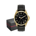 Relógio Mondaine Masculino Analógico Dourado 99741GPMVDH1